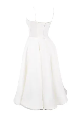 House of CB Mademoiselle White Tull Midi Dress Size AU 6 for rent on The Volte - image 13