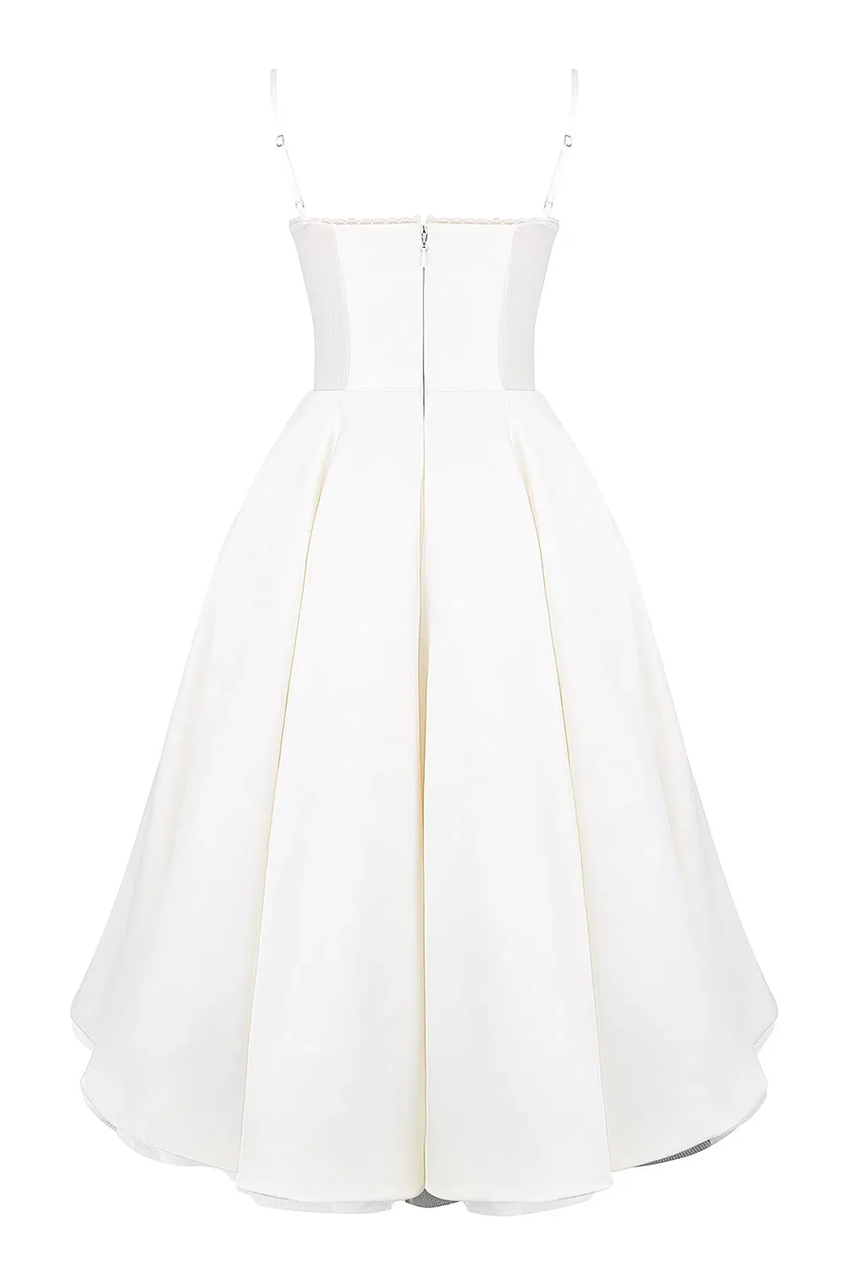 House of CB Mademoiselle White Tull Midi Dress Size AU 6 - Image 14