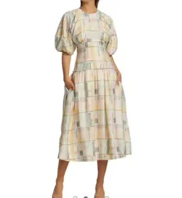 AJE LEspirit Corset Midi Dress Size 8 for rent on The Volte - image 1