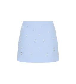 Aje Akoya Crop Top Size AU 4 and Mini Skirt Size AU 6 Set Cornflower Blue  for rent on The Volte - image 6