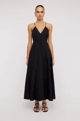 Scanlan Theodore Parachute Strappy Dress in Black Size AU 8 for rent on The Volte - image 1