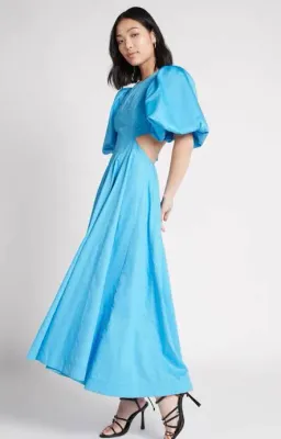 Aje Fallingwater Cut Out Midi Dress Size 14 for rent on The Volte - image 3