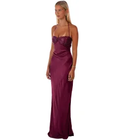 I Am Delilah Berry Jade Maxi Dress in Red Size XS AU 6 for rent on The Volte - image 2
