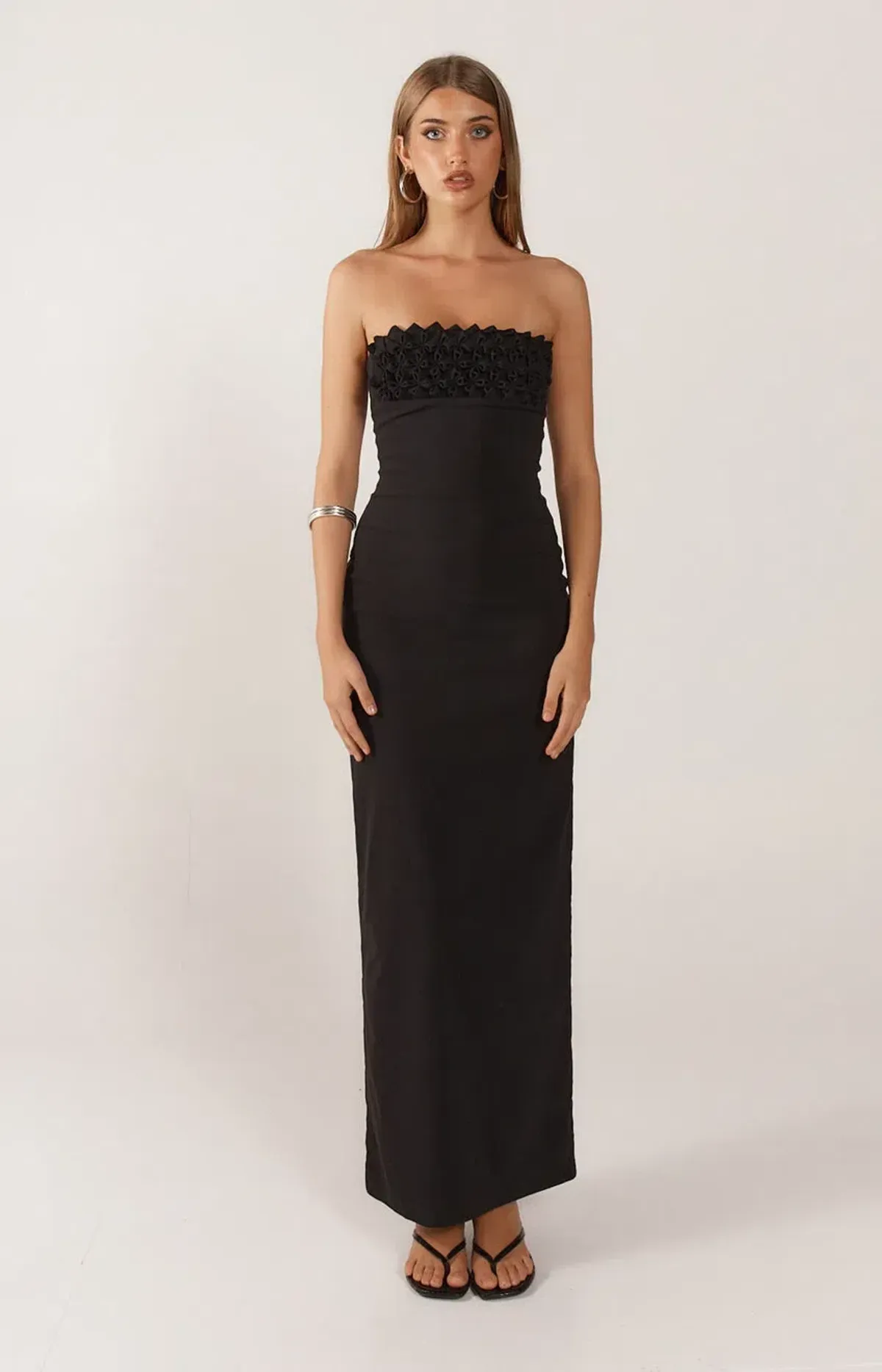 Ance Gria Margo Maxi Dress Black Size 8 - Image 1