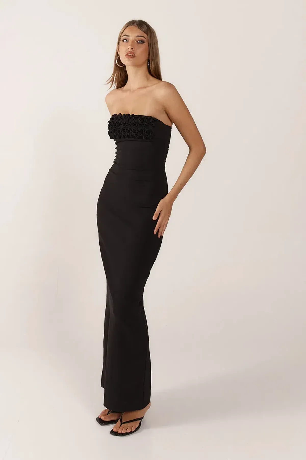 Ance Gria Margo Maxi Dress Black Size 8 - Image 2