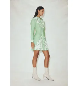 Alemais Ruby Applique Mini Dress Mint Size 10 for rent on The Volte - image 2