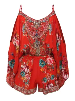 Camilla Drop Shoulder Playsuit Cameos Can Can Size S AU 10 for rent on The Volte - image 6
