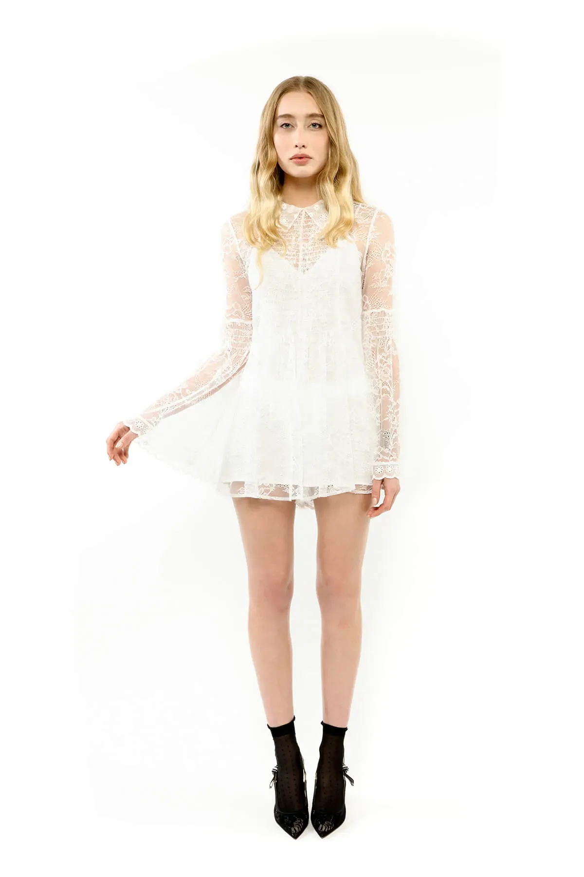 Alice by Alice McCall Selma Playsuit in White Size AU 14 - Image 1