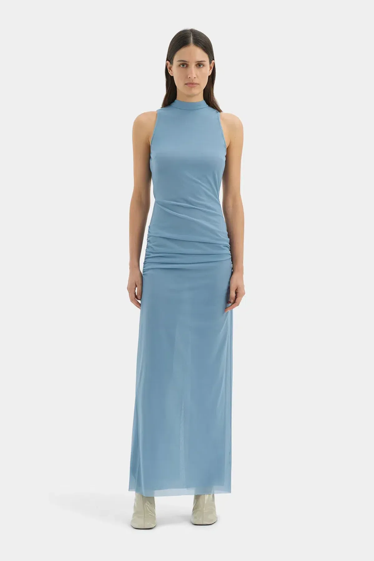 Sir the Label Ruby Open Back  Maxi Gown Aqua Size 8  - Image 1