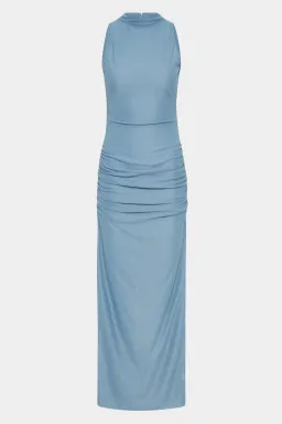 Sir the Label Ruby Open Back  Maxi Gown Aqua Size 8  for rent on The Volte - image 5