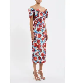 Rebecca Vallance Fleurette Midi Dress Floral Size 8 for rent on The Volte - image 2
