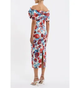 Rebecca Vallance Fleurette Midi Dress Floral Size 8 for rent on The Volte - image 3