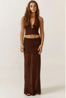 Ance Gria Nellie Set Brown Size 8/S for rent on The Volte - image 1