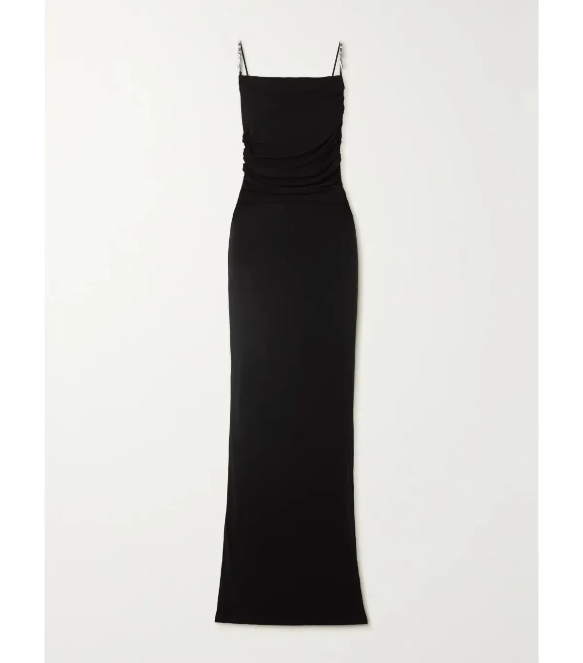 Christopher Esber Open-back Embellished Ruched Crepe Maxi Gown Black Size AU 6 - Image 4