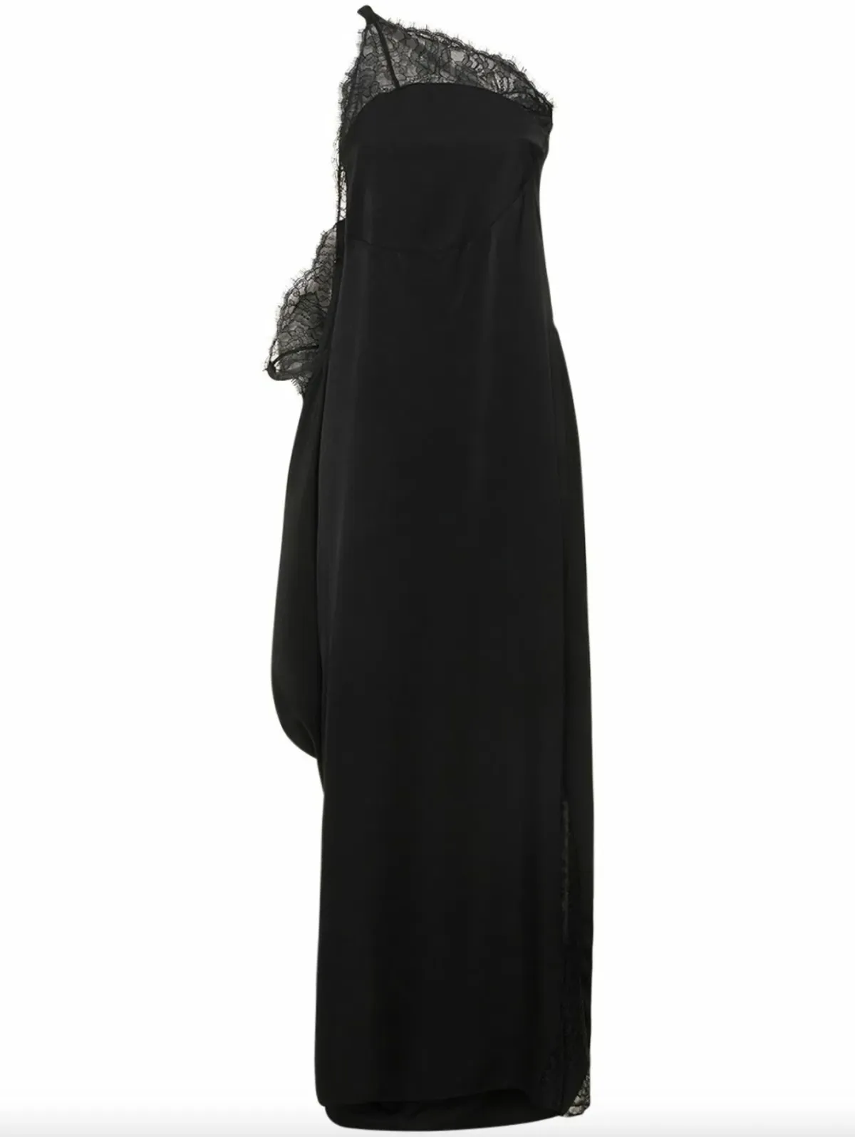 JW Anderson One Soulder Lace Maxi Dress Size AU 8 - Image 3