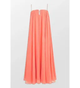 Aje Filigree Sweetheart Midi Dress Sunset Orange Size AU 12 for rent on The Volte - image 6
