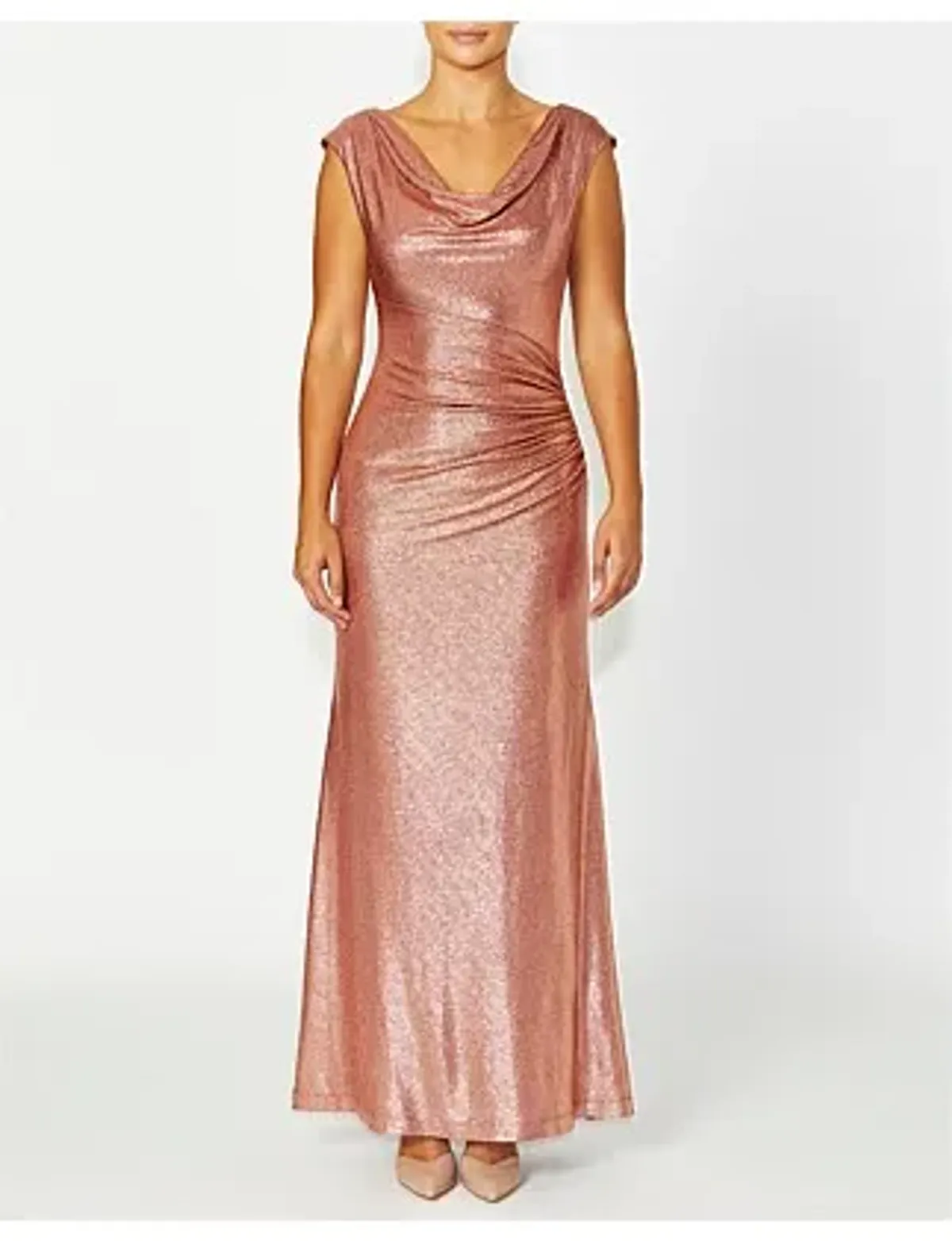 Anthea Crawford ELSIE DARK MAUVE GOWN Size 18 - Image 1