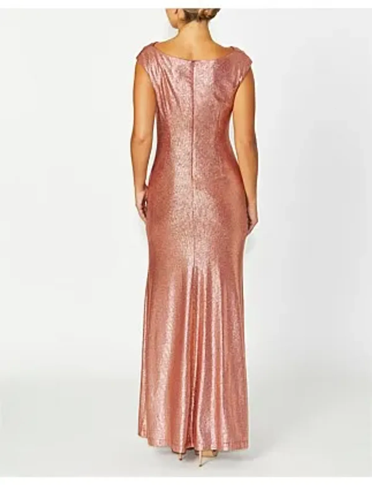 Anthea Crawford ELSIE DARK MAUVE GOWN Size 18 - Image 4