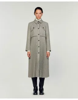 Sandro Paris Mathilda Trench Coat Size 12/L for rent on The Volte - image 2