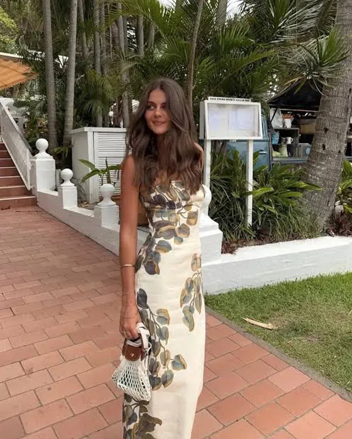 SIR Evalita Column Dress Midi Pine Valley Size AU 10 - Image 5