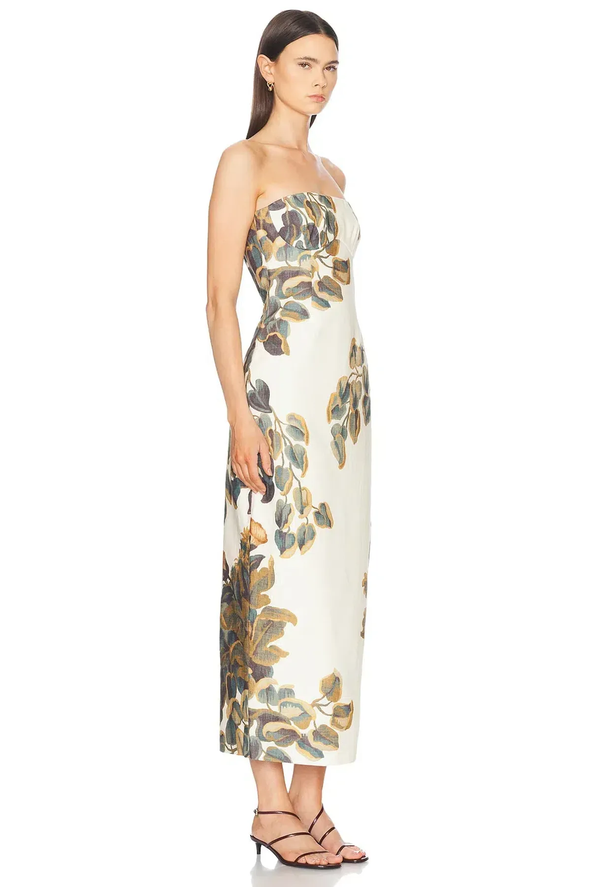 SIR Evalita Column Dress Midi Pine Valley Size AU 10 - Image 2