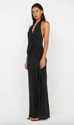 Bec Bridge Soneva Wrap Dress Black Size 8  for rent on The Volte - image 3