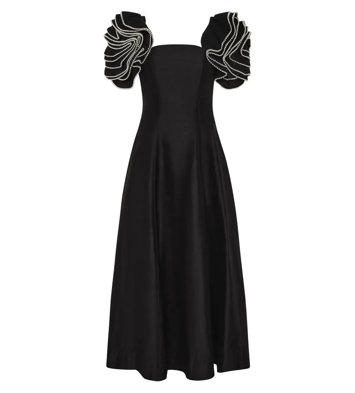Aje Twyla Midi Dress Black Size AU 10 - Image 7
