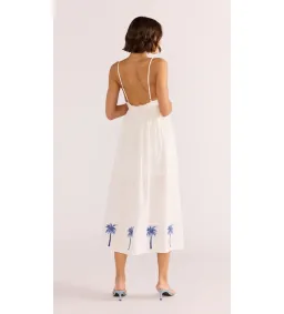 Minkpink Isadora Embroidered Midi Dress White Size 6 for rent on The Volte - image 3