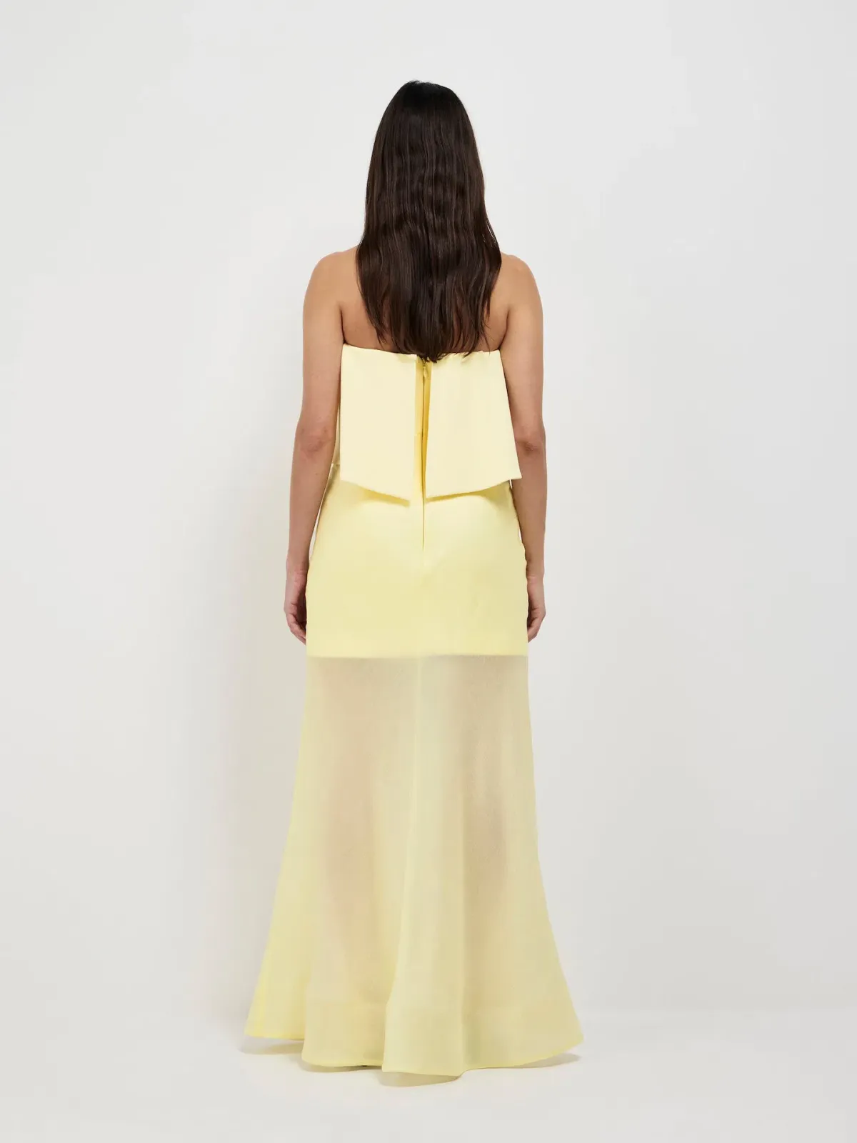 Sheike Gemini Maxi Dress Yellow Size 8 - Image 3