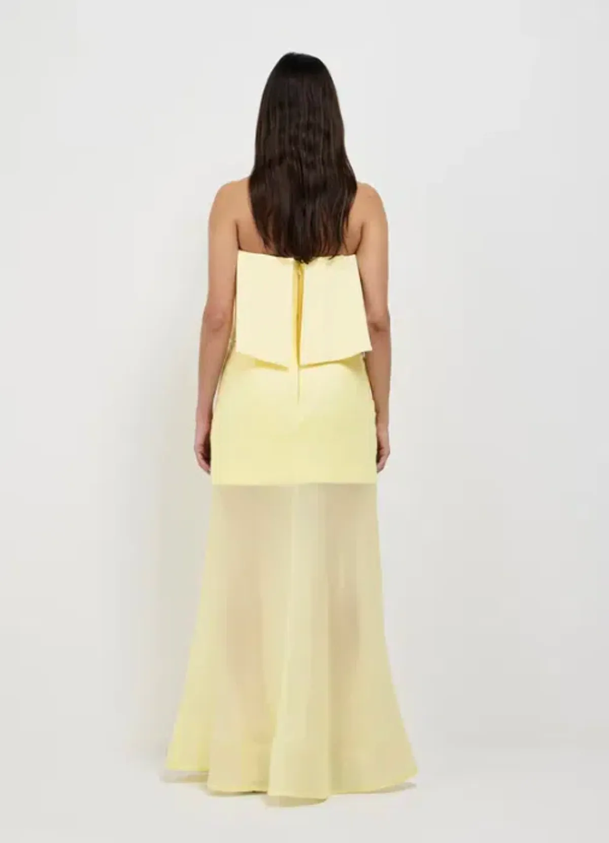 Sheike Gemini Dress Maxi Yellow Size AU 12 - Image 2