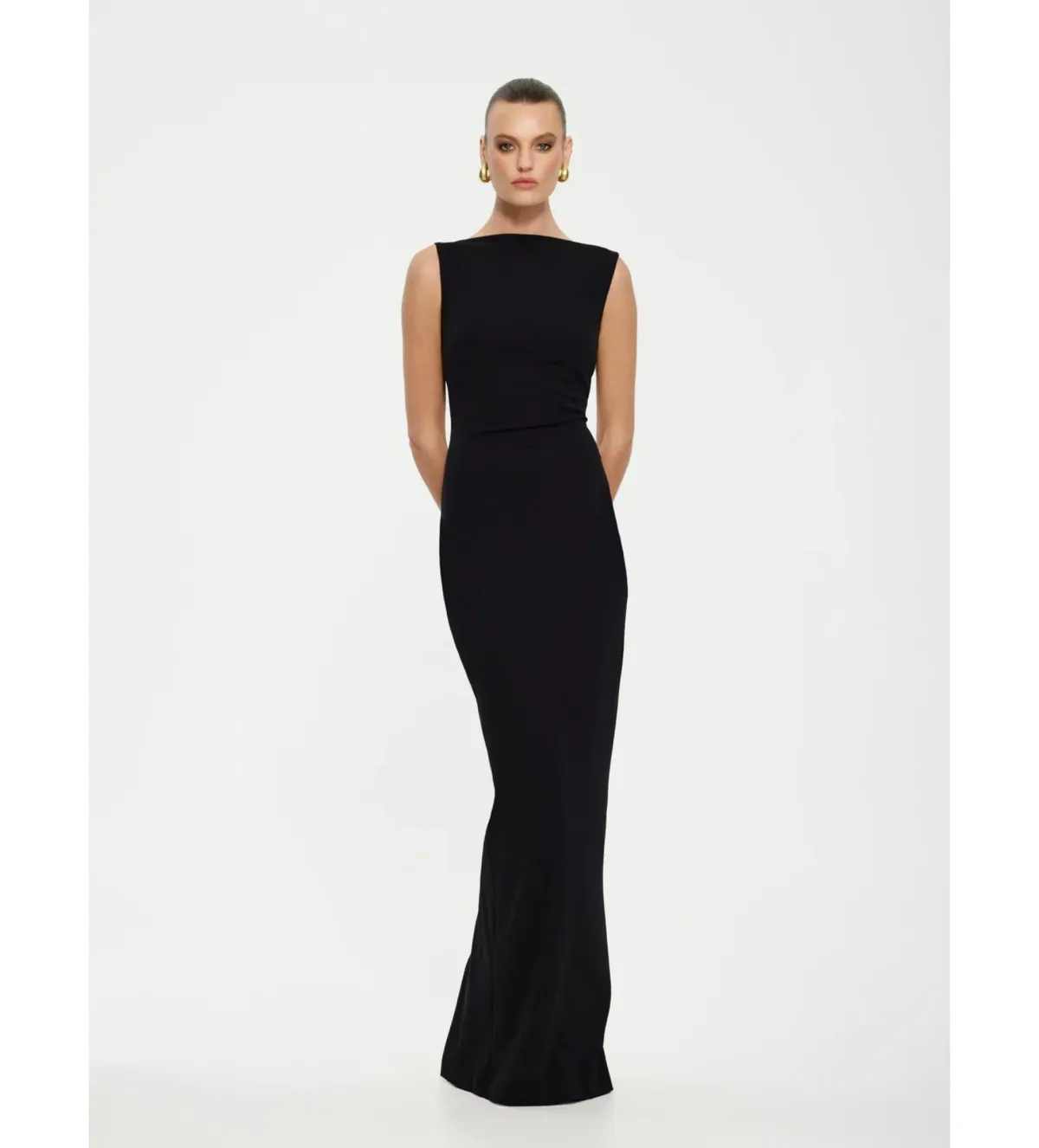 Effie Kats Verona Gown in Black Size AU8 - Image 1