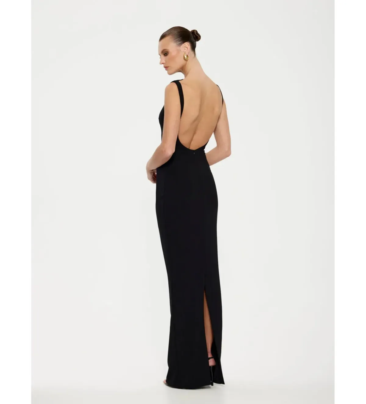 Effie Kats Verona Gown Black Size 10 - Image 3