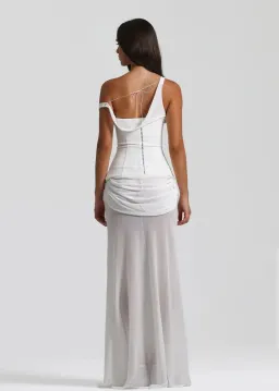 Natalie Rolt Cadence Gown Maxi White Size AU 8  for rent on The Volte - image 2