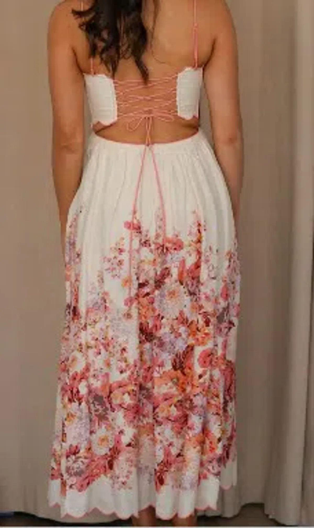 Zimmermann Devi Scallop Midi Dress Size 0 - Image 2