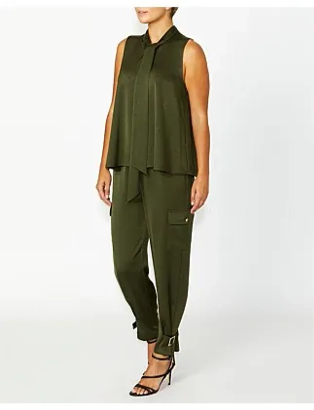 Anthea Crawford Kristy  Pants Dark Olive  - Image 2
