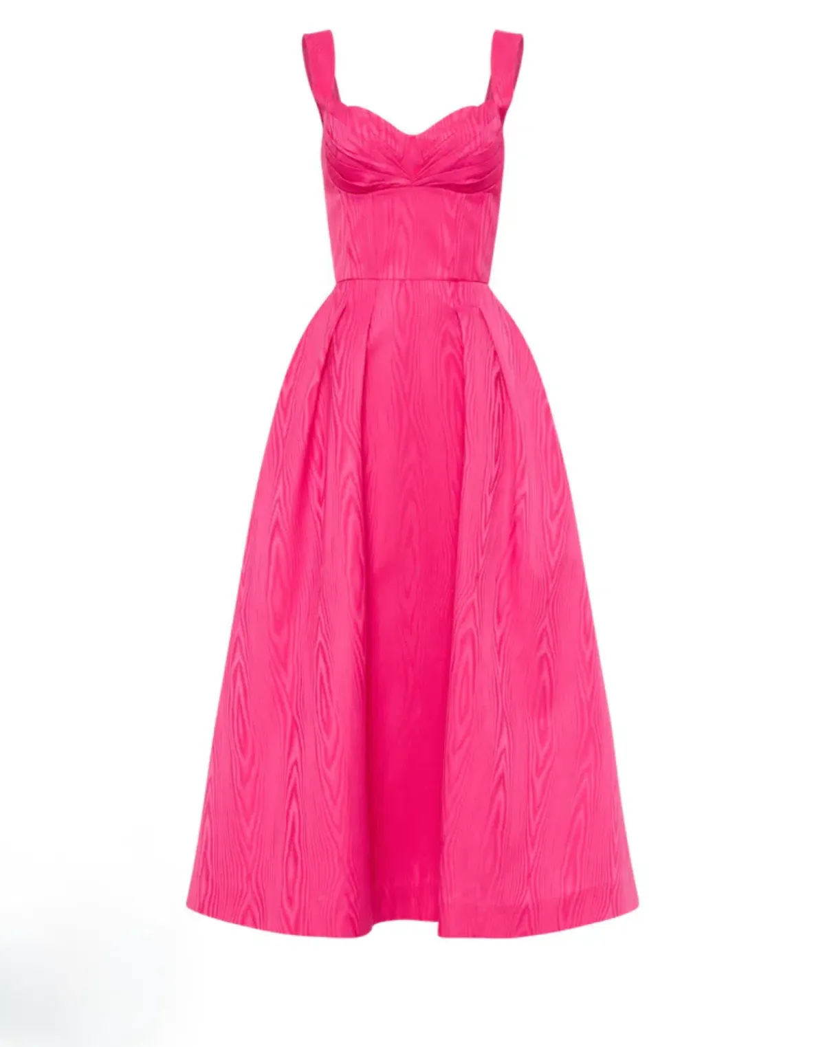 Rebecca Vallance Lyla Midi Dress Hot Pink Size 16 - Image 1