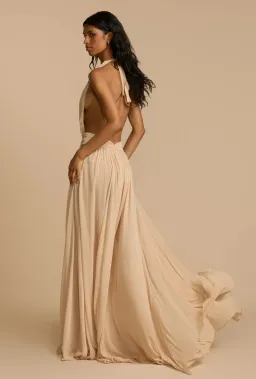 Arcina Ori Florence Maxi Dress Stone Size XS / AU 6 for rent on The Volte - image 3