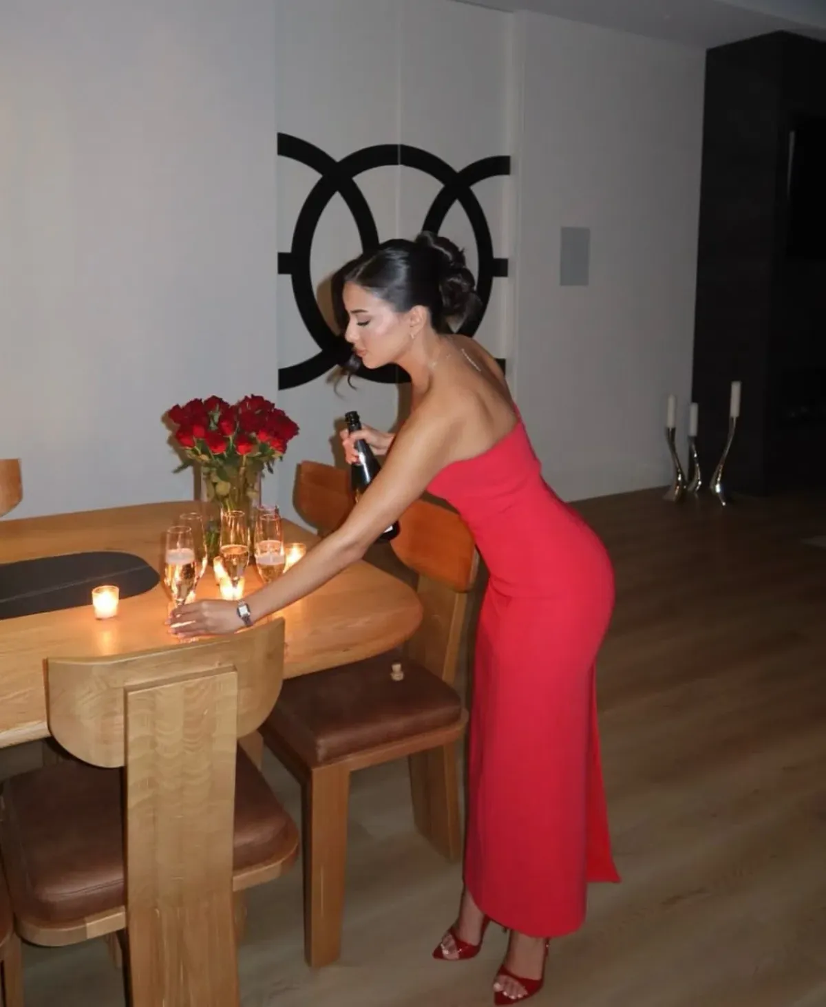 Rayane Bacha Margot Maxi Dress Red Size 8 - Image 3