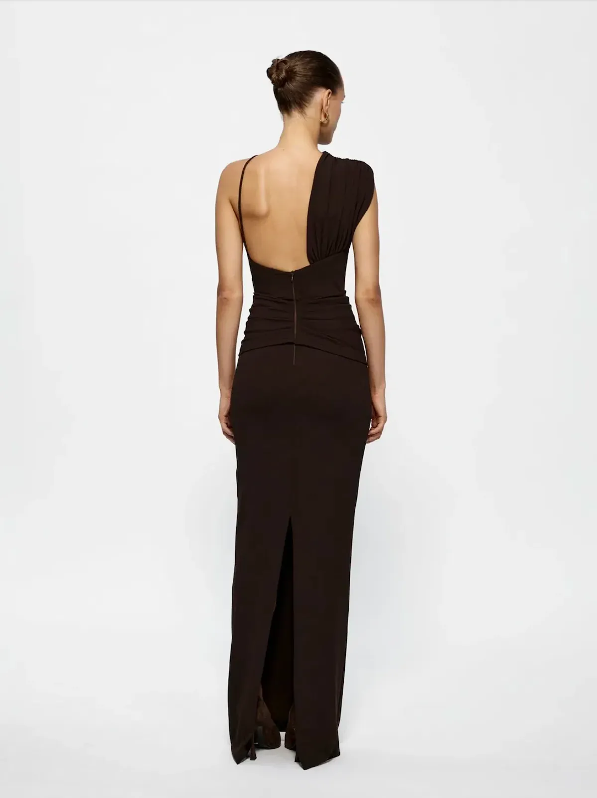 Effie Kats Greer Maxi Gown Coffee Size XS / AU 6-8 - Image 4