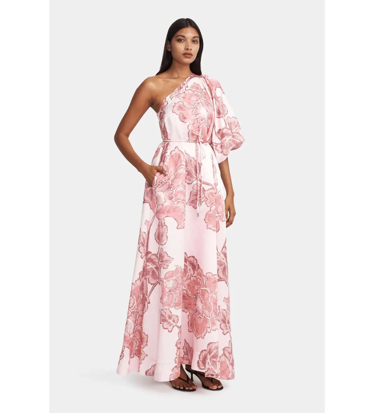 Hansen and Gretel Carmen Maxi Dress Orchid Bloom Size AU 10 - Image 3