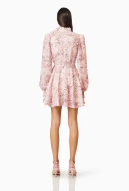 Elliatt Regina Long Sleeve Dress Pink Size 10 for rent on The Volte - image 3