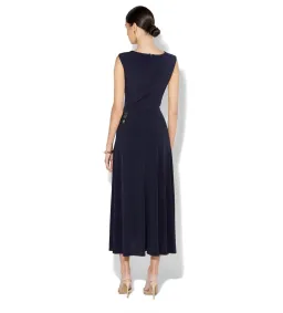 Montique Mia Jersey Midi Dress Navy Size 12 for rent on The Volte - image 4