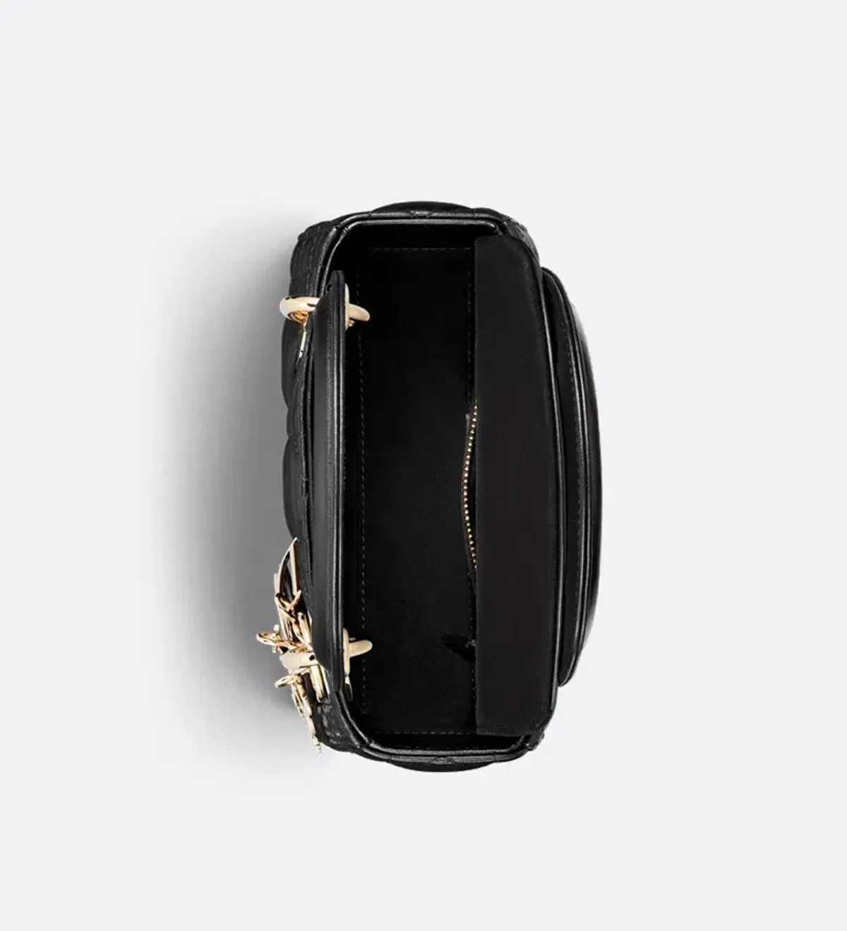 Mini Lady Dior Bag Black Cannage Lambskin - Image 5