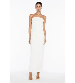 Manning Cartell Fast Forward Strapless Midi Dress in White Size 10 for rent on The Volte - image 1