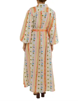 Palm Noosa Noddy Maxi Dress in Tropical Stripe Size 10 for rent on The Volte - image 3