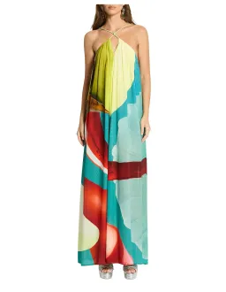 Sass & Bide Dissimulation Maxi Dress Multi Print Size 8 for rent on The Volte - image 1