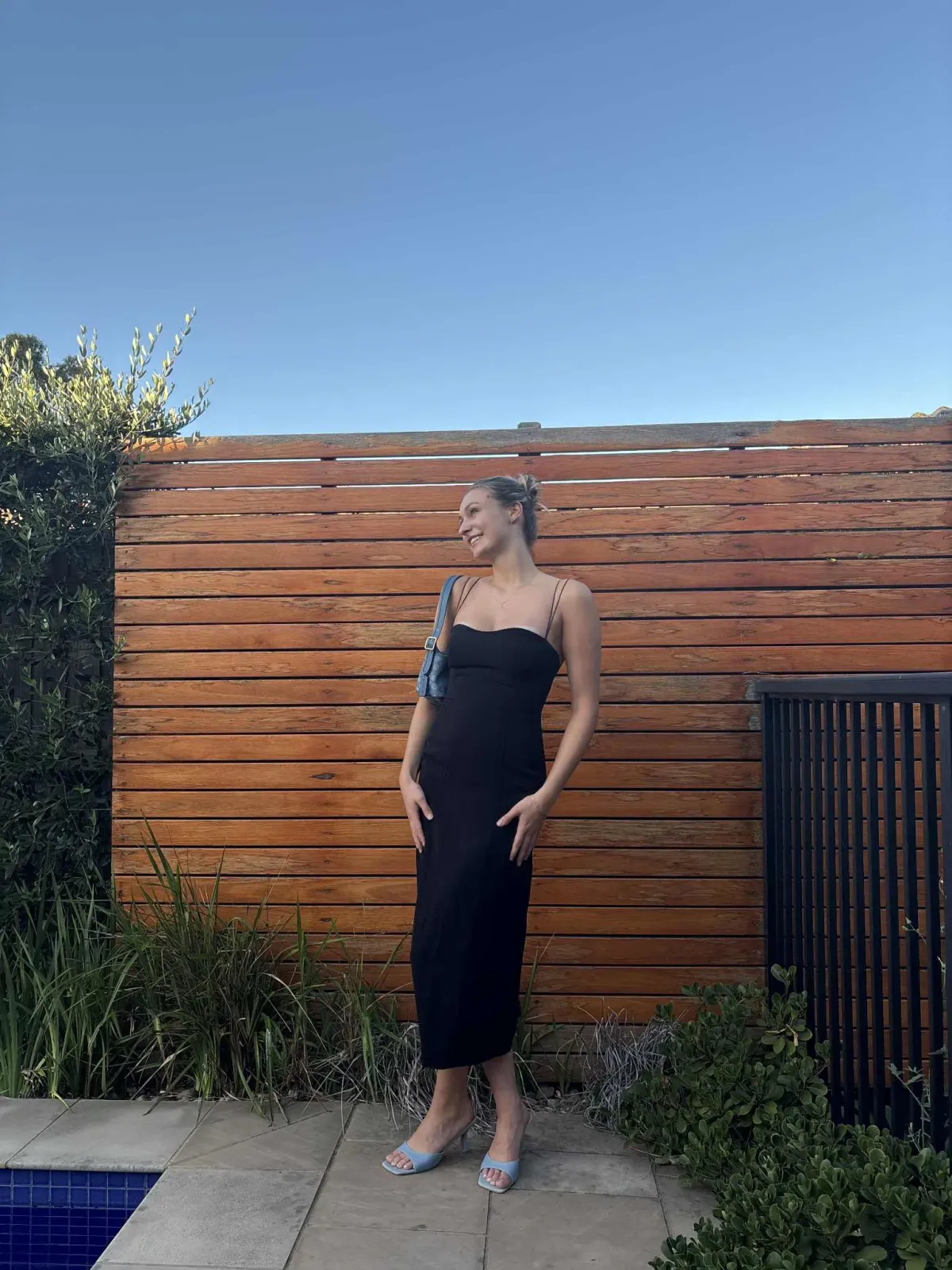 Viktoria and Woods Generation Midi Dress in Black Size S/ AU 8 - Image 1