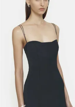 Viktoria and Woods Generation Midi Dress in Black Size S/ AU 8 for rent on The Volte - image 2