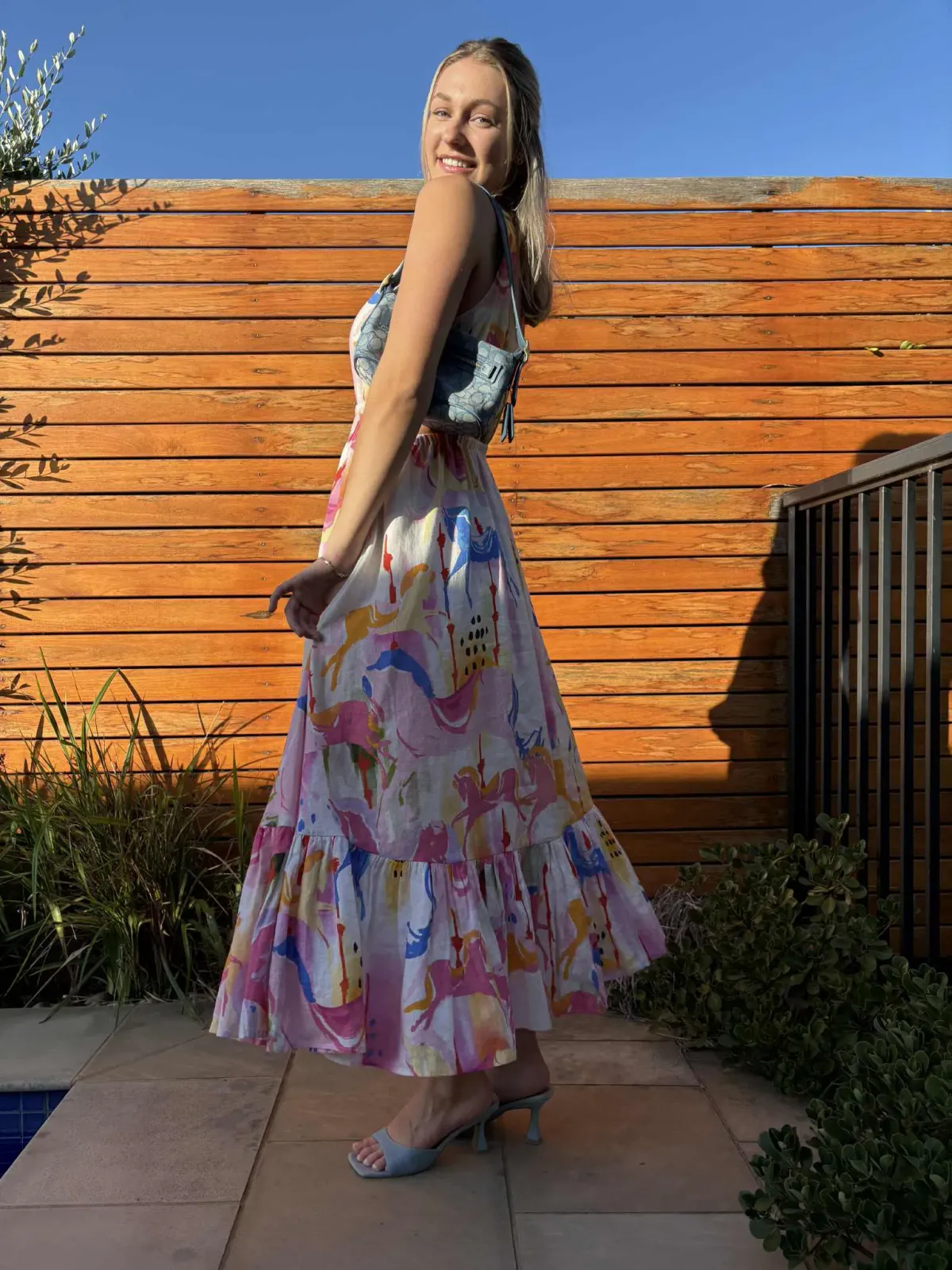 Leo Lin Carousel cut out maxi dress size 8 - Image 4