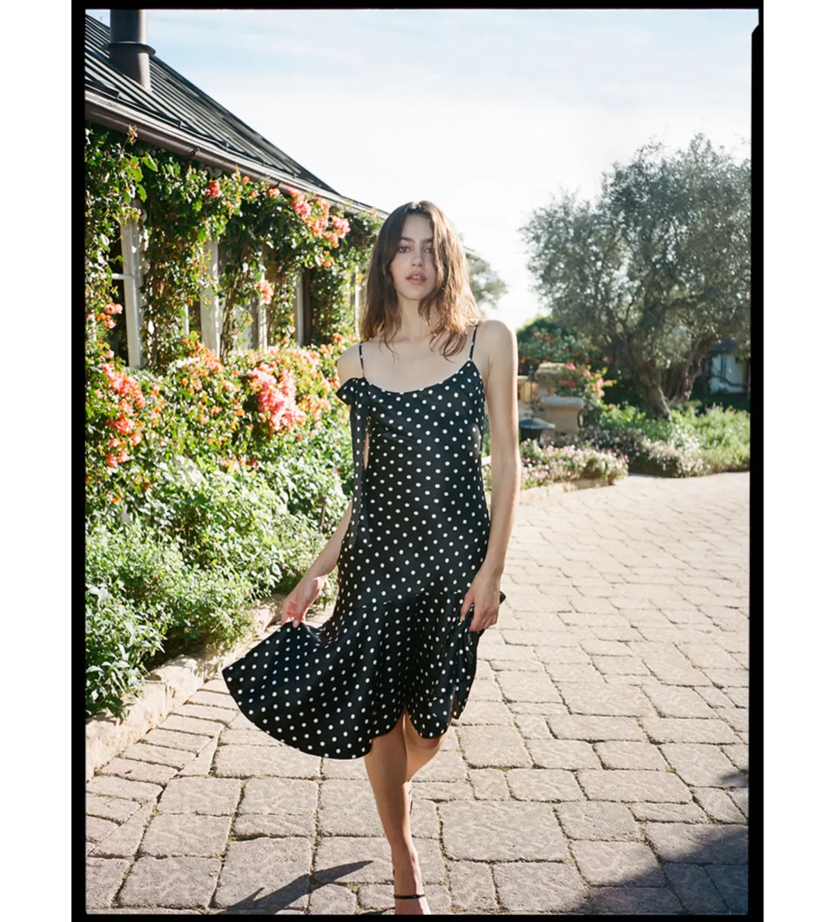 Realisation Par The Cassidy Dress in Black Polka Dot Print Size S / AU 8 - Image 1